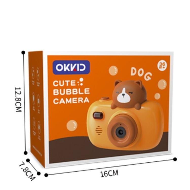 New Arrival Cute Cat Bubble Camera Children's Outdoor Game Electric Bubble Blowing Music Handheld Cartoon Bubble Camera Toy