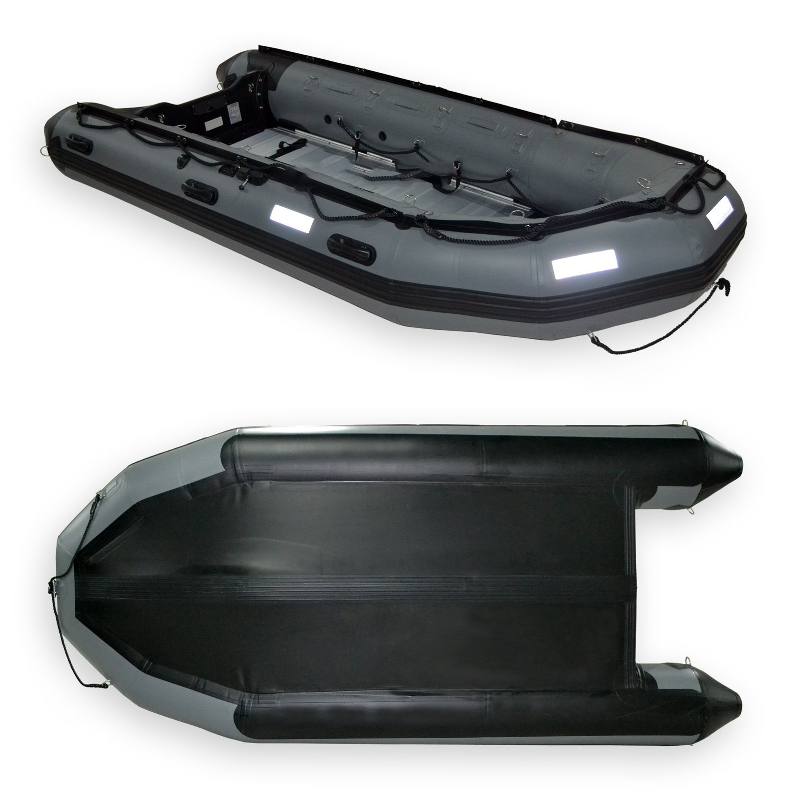 Aluminum Floor 420 sport inflatable boat dinghy tender inflatable boat pontoon