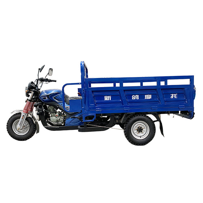 300cc Heavy Loader 2 Ton Plus Motor Trike Double Rear Axle Gasoline Cargo Tricycle