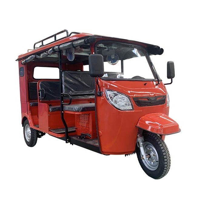 Rickshaw open taxi passenger tricycles petrol three wheel taxi for 7 people bajaj tuk tuk tricycle africa