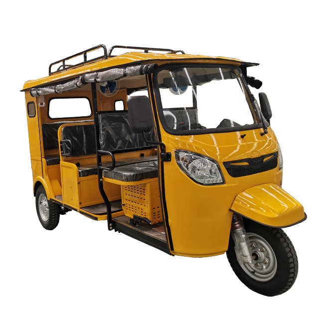 China 3 Wheel Bajaj Ghana Gasoline Motor Tricycle for Adults