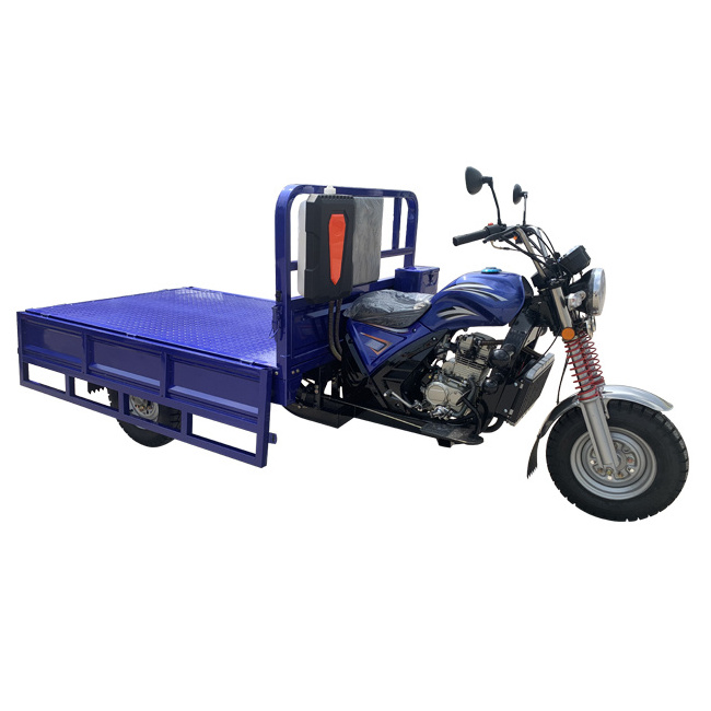 Water Cooled Hydraulic Three Wheel Motorcycle For Cargo With Five Wheeler 250cc