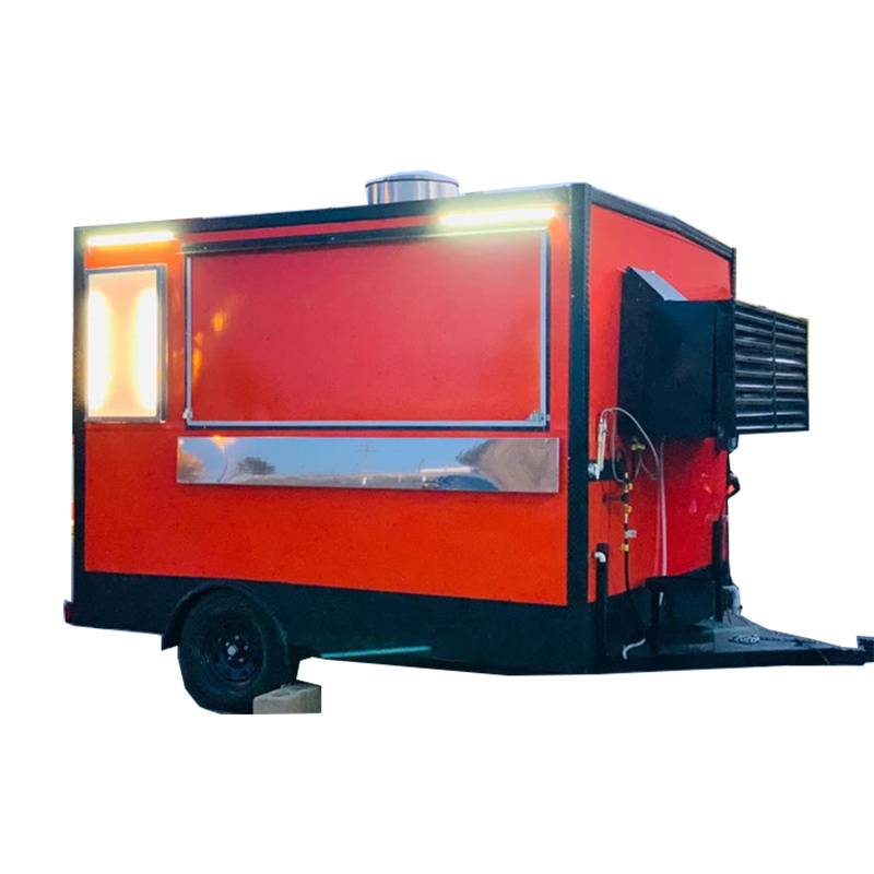 Bakery Mobile Food Trailer 5m Food Truck Customized Refrigerator Air Conditioner For Sale In Germany