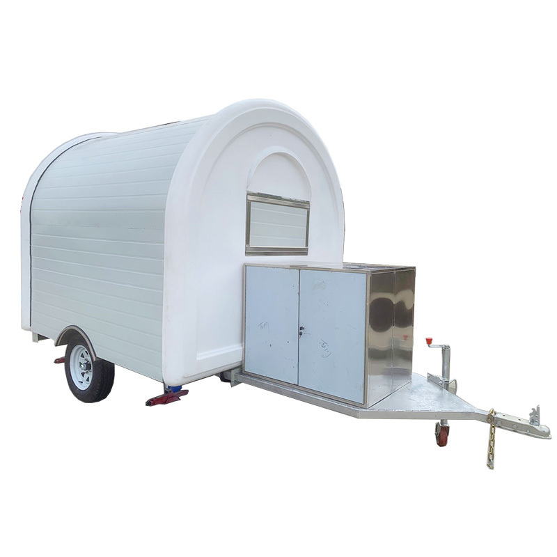 Food truck trailer full kitchen ice cream cart for sale