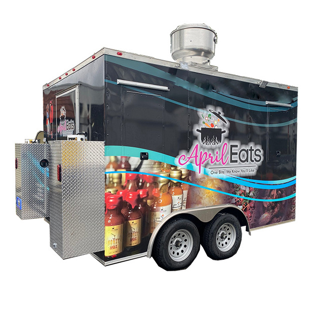 Remolque Food Truck Snow Cone Truck Food Trailer Pizza Trailer For Street Sale