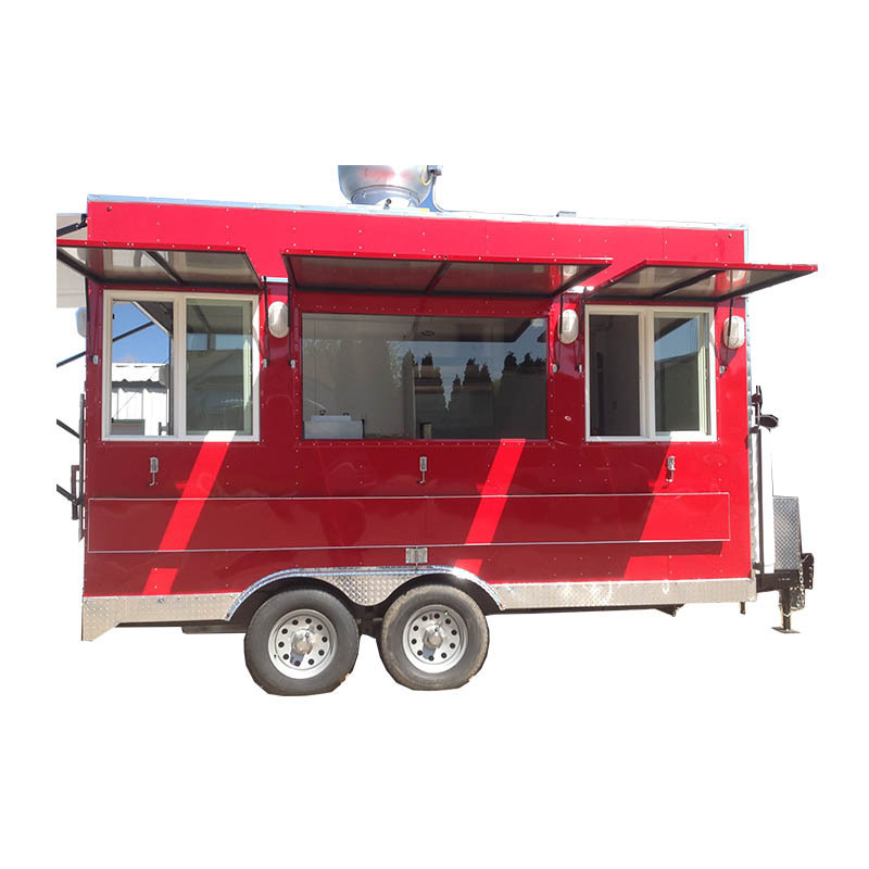 Barbecue Mobile Food Trucks Hot Dog Cart Vending Concession Trailer Stand Brand New