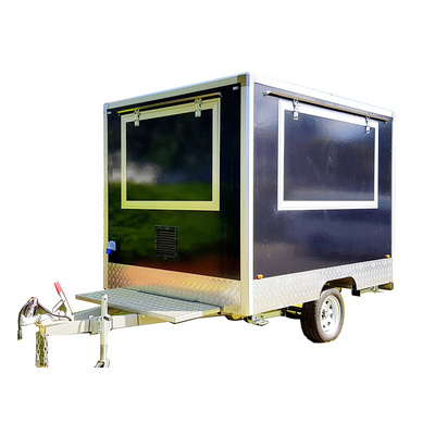 Mini Food Truck Hamburger Carts French Fries Trailer Mobile Fryer Food Trailer For Sale