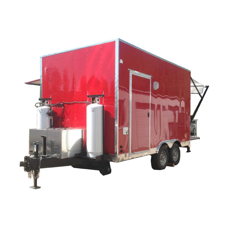 Barbecue Mobile Food Trucks Hot Dog Cart Vending Concession Trailer Stand Brand New