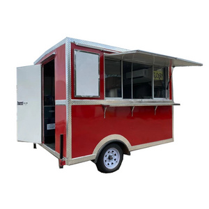 Bakery Mobile Food Trailer 5m Food Truck Customized Refrigerator Air Conditioner For Sale In Germany