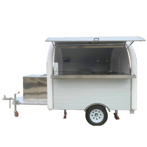 Food truck trailer full kitchen ice cream cart for sale