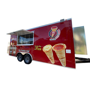 Mobile Street Coffee Ice Cream Vending Cart Food Concession Trailer Snack Van Europe For Sale