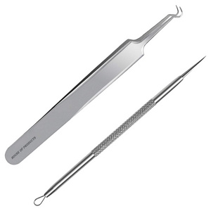 Blackhead and Splinter Remover Tools Stainless Steel Professional Easily Cure Pimples Whiteheads Comedones Acne Zit Ingrown