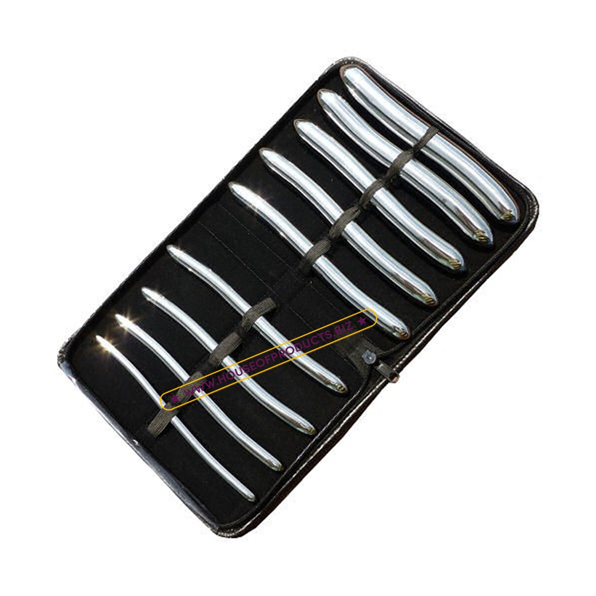 8 Pcs Hegar Uterine Sounds Dilator Set 3mm-18mm Double Ended