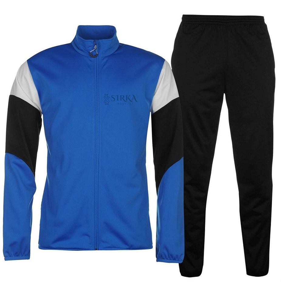 Tracksuits Men's Fleece Jacket and Joggers Pants Sweat Track Suit White Stripe on Sleeve and Leg Custom Sweat suit