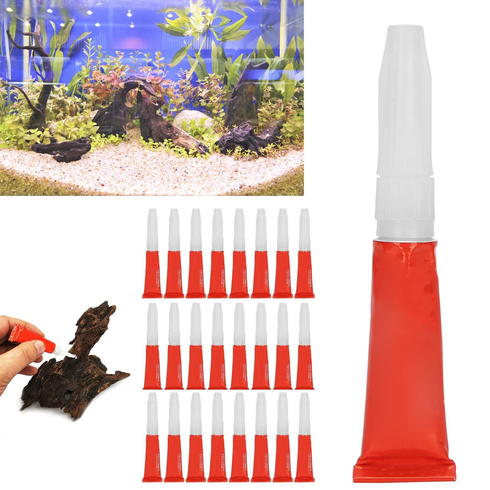 Aquarium Glue Aquascape Plants Grass Adhesive Instant Glue for Plants Corals Moss Fish Tank Landscaping