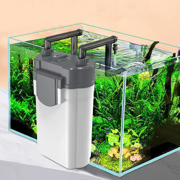 Aquarium Filter System Waterfall rainforest Mute Aquarium External Container Filter 3W/5W/7W with Pumps for Fish Tank