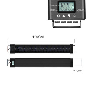 SIROKA SRK-FT120cm IP68 Waterproof LED Fish Tank Light Aquarium Light With Sunrise&Sunset Colorful Luminous Mode Controller