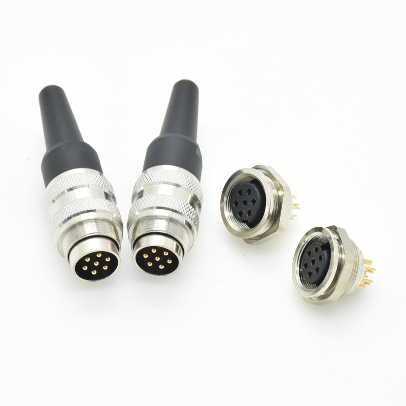 M16 J09 connector Amphenol circular 7 pin cable power connector