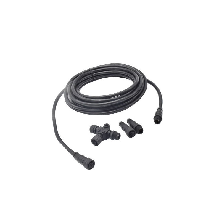 Marine System NMEA 2000 connector Network male to female Molded cable Waterproof connector T power adapter M12 5 Pin connector