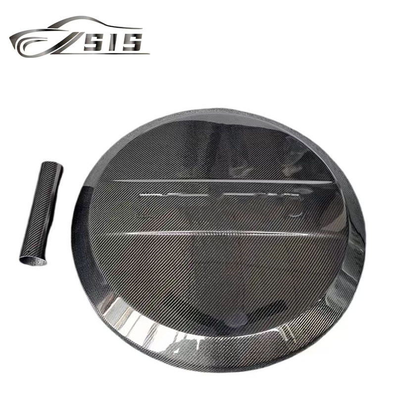 G-Class W464 Rear Tire Cover Carbon Fiber Material W463 G63 2018-2022 Year Matte  Color Tyre Cover Glossy Spare Wheel Covers