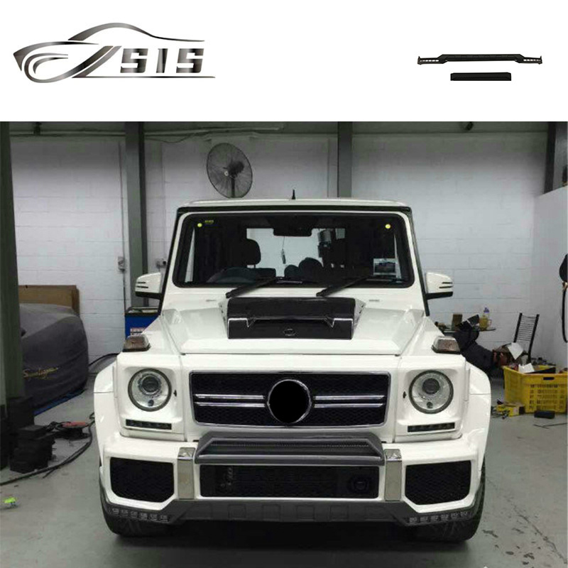 G-Class W463 G63 G65 PP Material Front Lips For 1990-2018 Year W463 G63 G65 Bumper Lip Spoiler Car Accessories Parts Diffuser