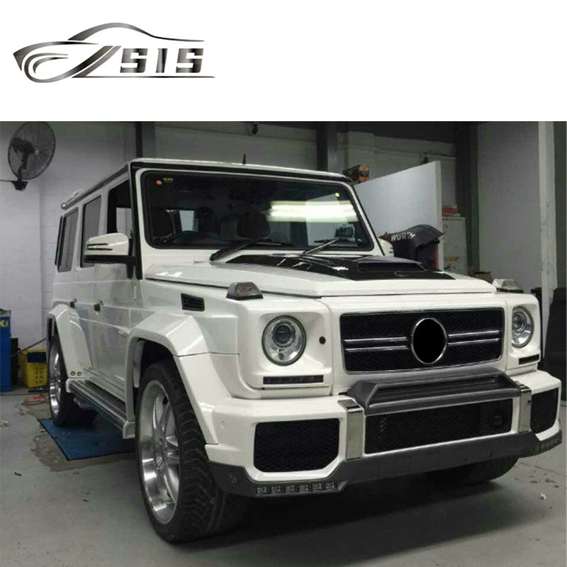 G-Class W463 G63 G65 PP Material Front Lips For 1990-2018 Year W463 G63 G65 Bumper Lip Spoiler Car Accessories Parts Diffuser