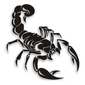 3D Scorpion car sticker waterproof PVC car styling hood side stripe