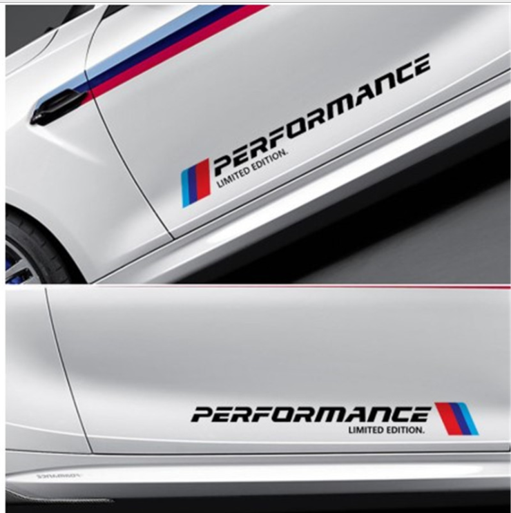 For BMW E46 E60 E90 E92 E93 F20 F21 F30 F32 F33 F34 F15 F10 G20 G30 M Performance Limited Edition Side Door Reflective Sticker