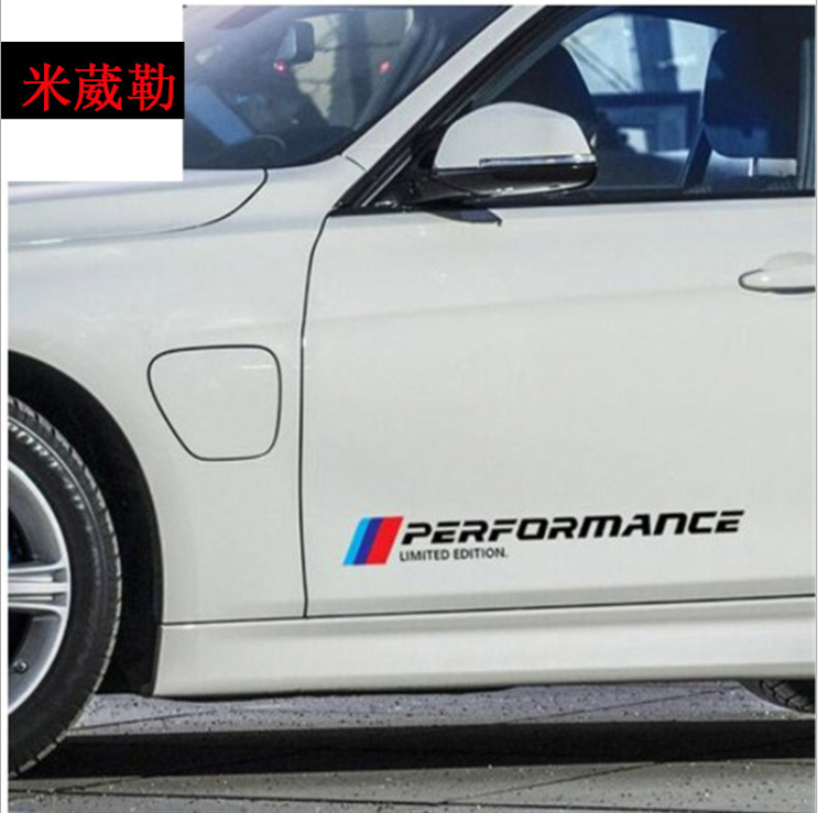 For BMW E46 E60 E90 E92 E93 F20 F21 F30 F32 F33 F34 F15 F10 G20 G30 M Performance Limited Edition Side Door Reflective Sticker