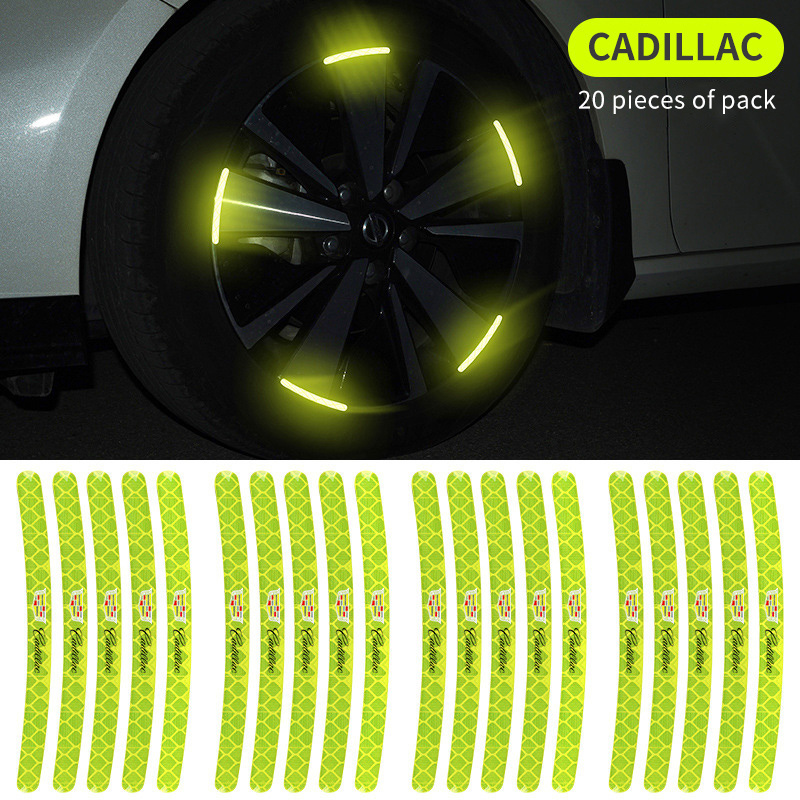 Custom logo bike tire rim safety decal reflective stickers bike helmet wheel fluorescent reflective stickers