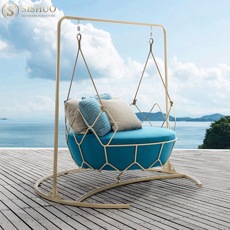 High Quality Outdoor Patio Furniture Waterproof Fabric Outdoor Hanging Daybed