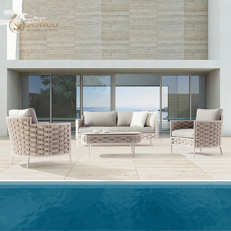 High quality pool outside garden furniture sectional modular outdoor patio furniture