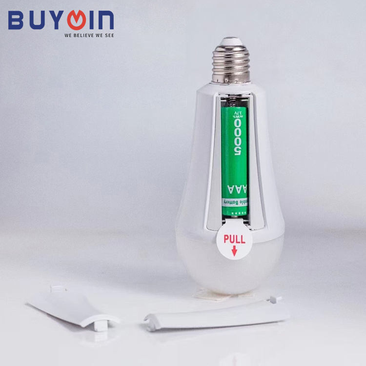 Emergency Led Bulb Manufacture AC85-265V E27 15W Led Bulb Light For Home Power Failure Tent 2400mAh Rechargeable emergency Bulb