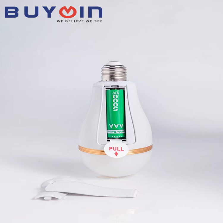 Led emergency light Manufacture AC85-265V E27 15W Led Bulb Light With Cool gold ring For Home Power Failure Led Emergency Bulb