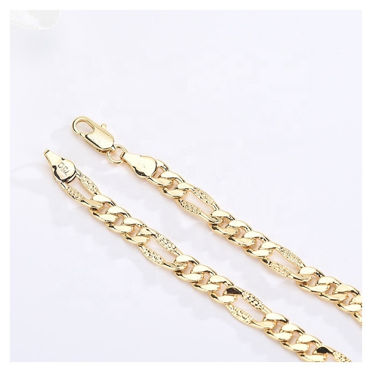 SISIYU Luxury Fashion Dubai 18k 24K Garments Party Link Chain Gold Pure Snake Choker Plated Jewelry Necklaces For Women