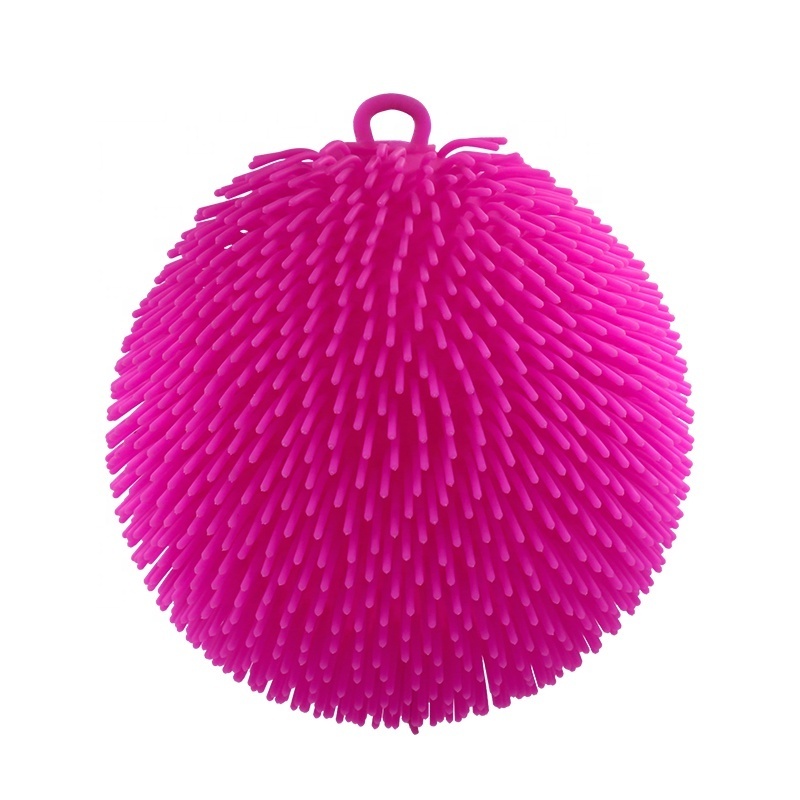 Lovely Light Up Puffer Fluffy Soft Kid Toy Ball