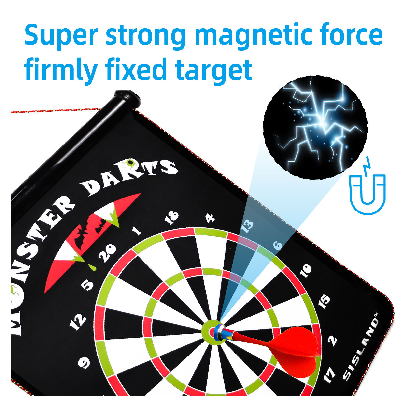 SISLAND Reliable Magnet Dart Board For Kids OEM