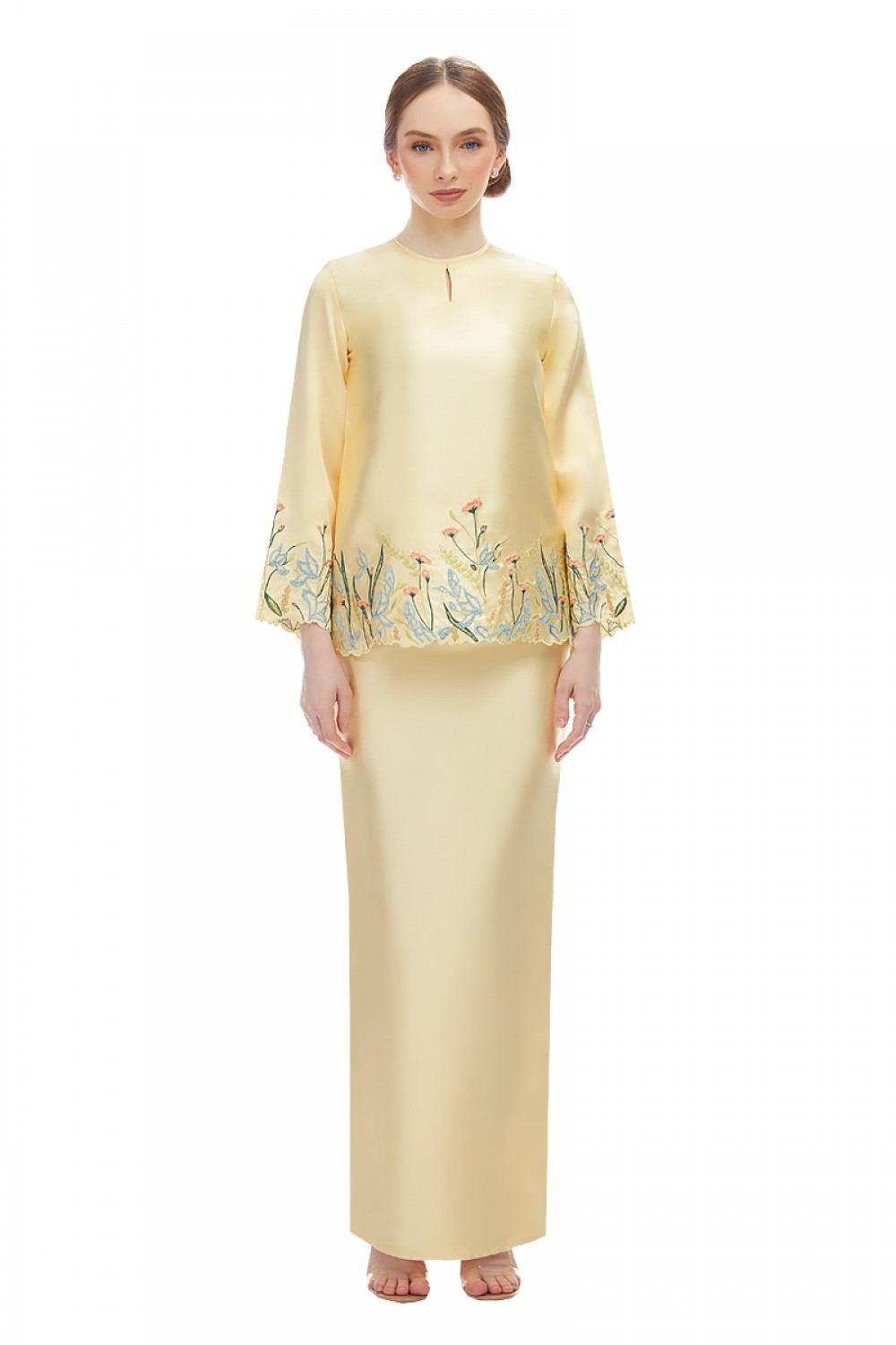 2024 Modern Design Custom Baju Kurung Polyester Abaya for Adults Plus Size Seamless-Made in China