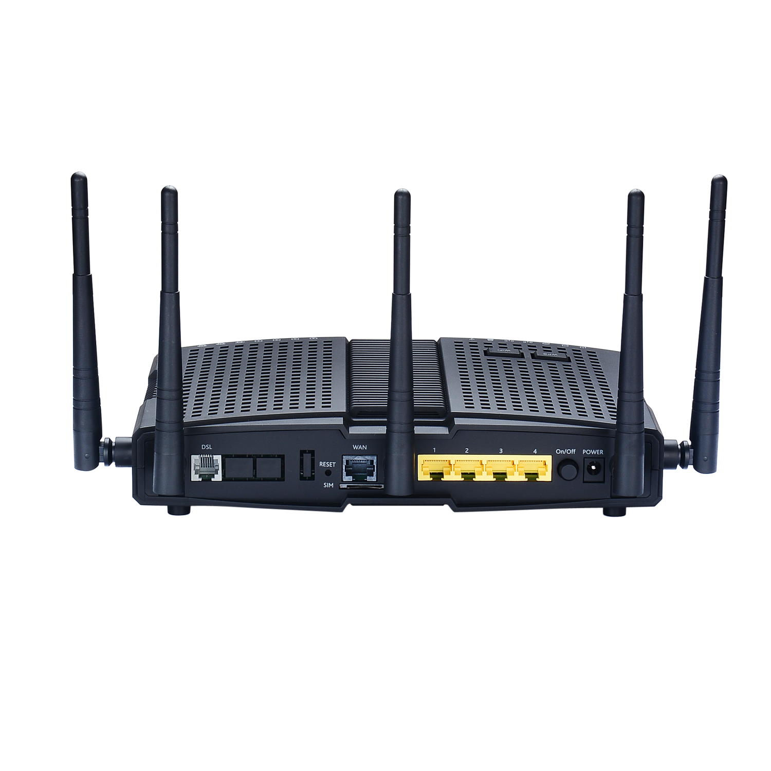 WiFi AC1600 VDSL Modem Router Gigabit port 2.4G 5.0GHz Dual-Band 1600Mbps residential gateway  FXS VoIP with High Gain Antennas