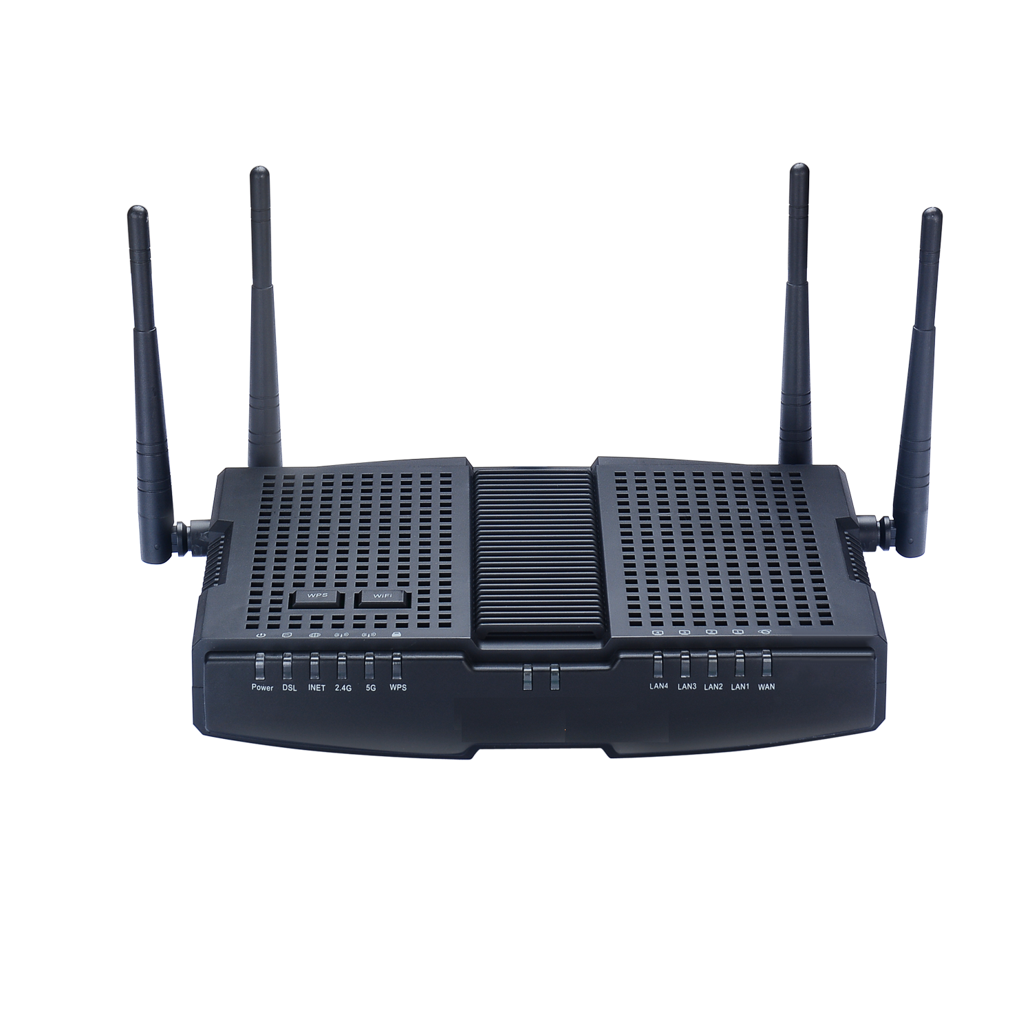 WiFi AC1600 VDSL Modem Router Gigabit port 2.4G 5.0GHz Dual-Band 1600Mbps residential gateway  FXS VoIP with High Gain Antennas