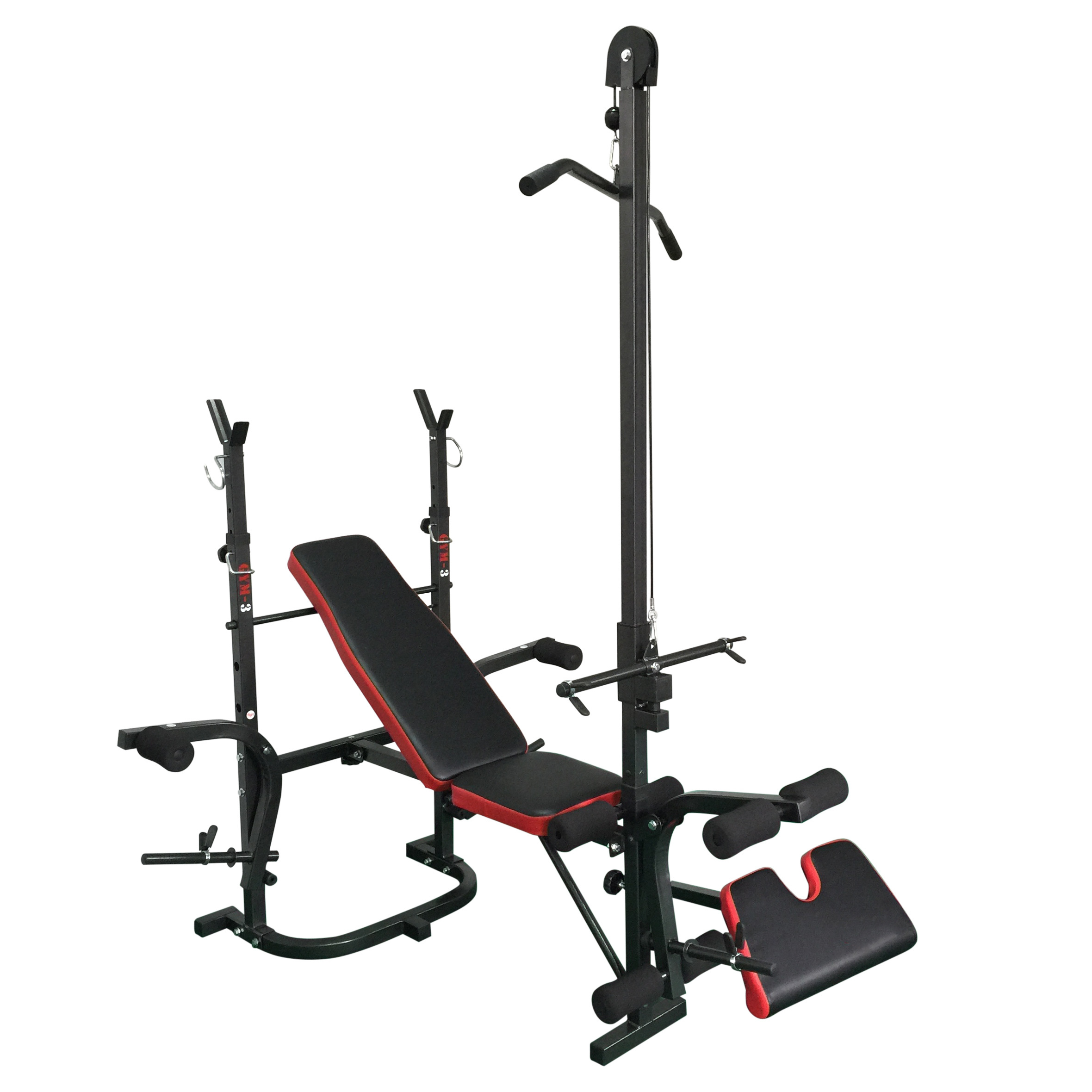 Good Quality Home Gym Equipment Multi-function  Barbell Sit Up Chest Sit Up Weight lifting Bench Press With Pull Down Machine