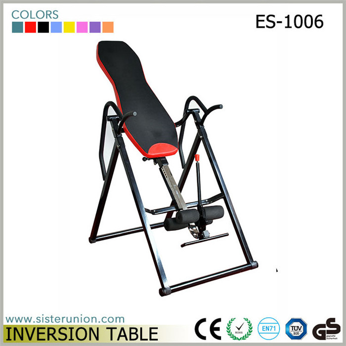 ES-1006 Back Pain Fitness Chair Chiropractic Gravity Inversion Therapy Table,height adjustable table