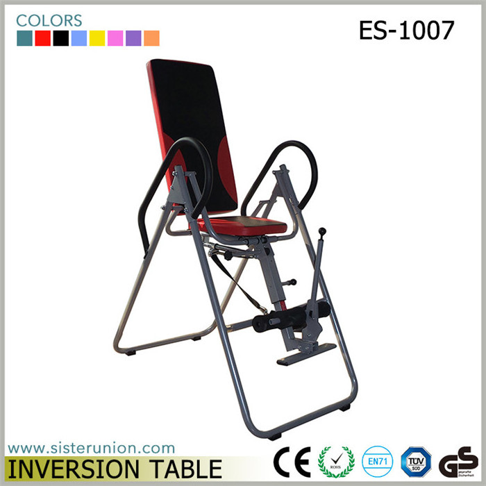 ES-1006 Back Pain Fitness Chair Chiropractic Gravity Inversion Therapy Table,height adjustable table