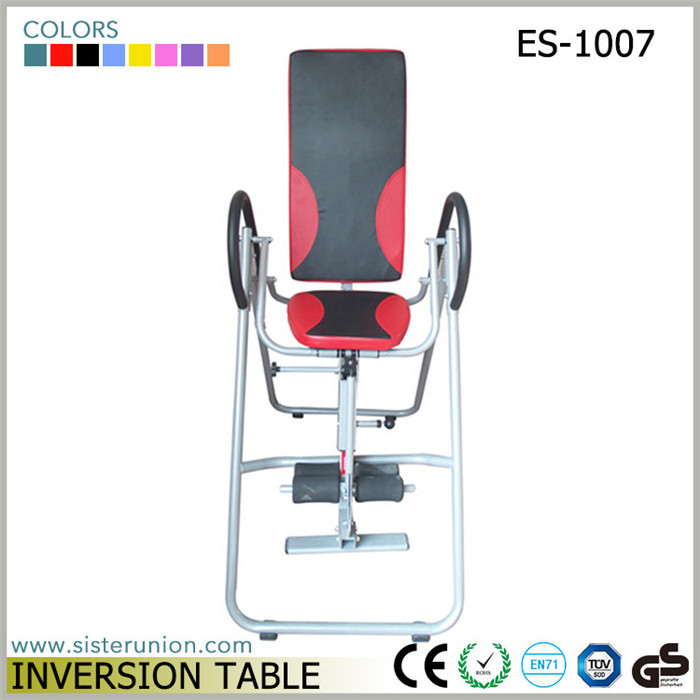 ES-1006 Back Pain Fitness Chair Chiropractic Gravity Inversion Therapy Table,height adjustable table