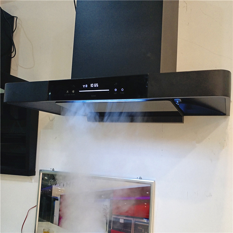 High End Range Hood Kitchen Appliance 90 CM Black Style Chimney Cooker hood