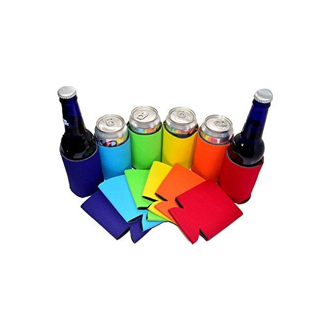 Custom Printing Sublimation Standard 12oz Coozies Stubby Holder Koozy With Logo Neoprene Collapsible Blank Beer Can Coolerz