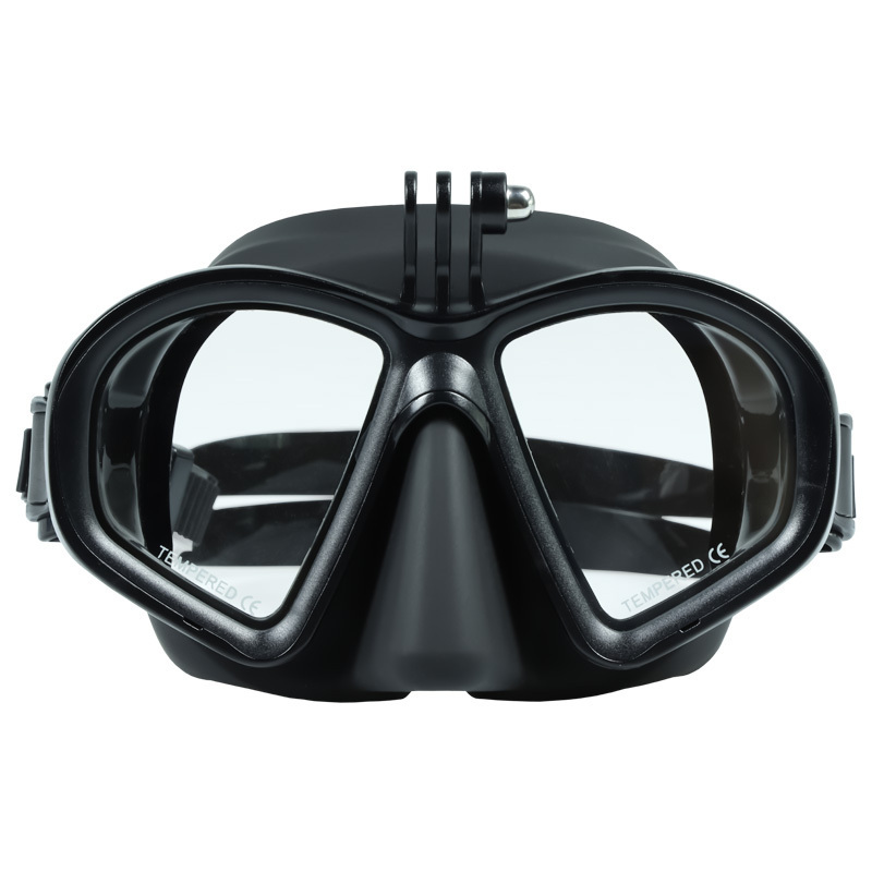 Tempered Glass Lens Snorkeling Dive Mask Premium Swim Goggles with Nose Cover for Snorkeling