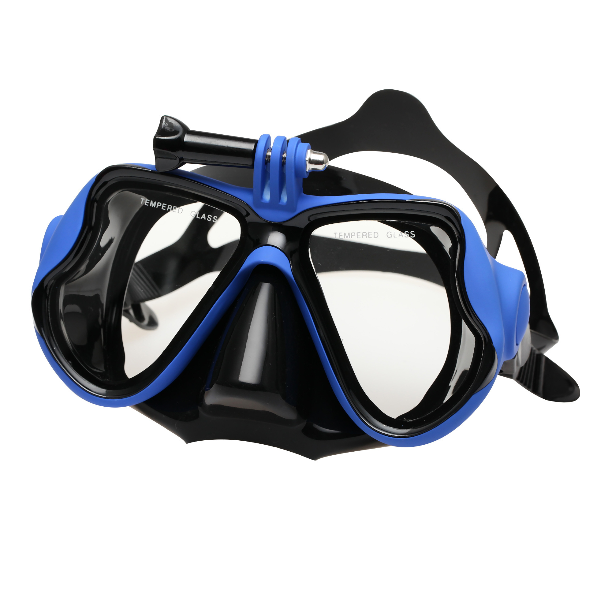 Popular Frameless Dive Mask With Camer Mount Go Pro Scuba Diving Mask For Snorkeling Spearfishing Freediving