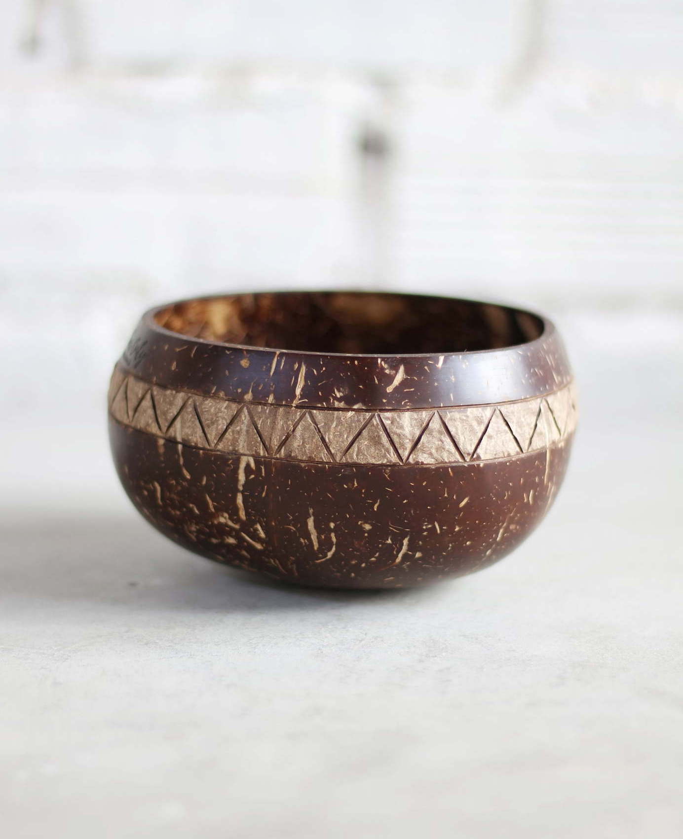 Carved Coconut Bowl Carving Cocobowl  Coconut Shell Candle Holder Dinnerwares Kitchenwares Natural Home Decor for Easter's Day