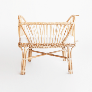 Wholesale Handmade baby bassinet rattan wicker crib infant bed baby from Vietnam baby crib for new born/ SISU/ RFK-512